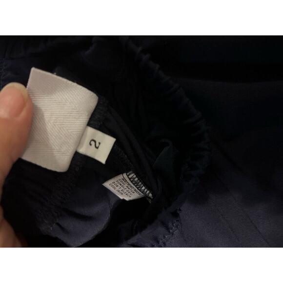 PLANET by Lauren G Navy Blue Stretch Comforter Relaxed Pants Size 2 M 10-12 - Picture 6 of 8